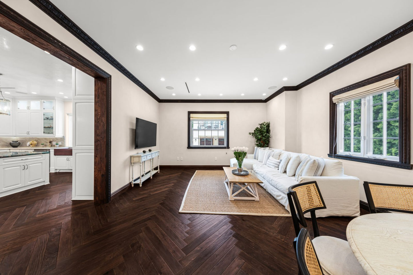 Engineered Hardwood Garrison Collection - French Connection - European Oak Caffe Herringbone