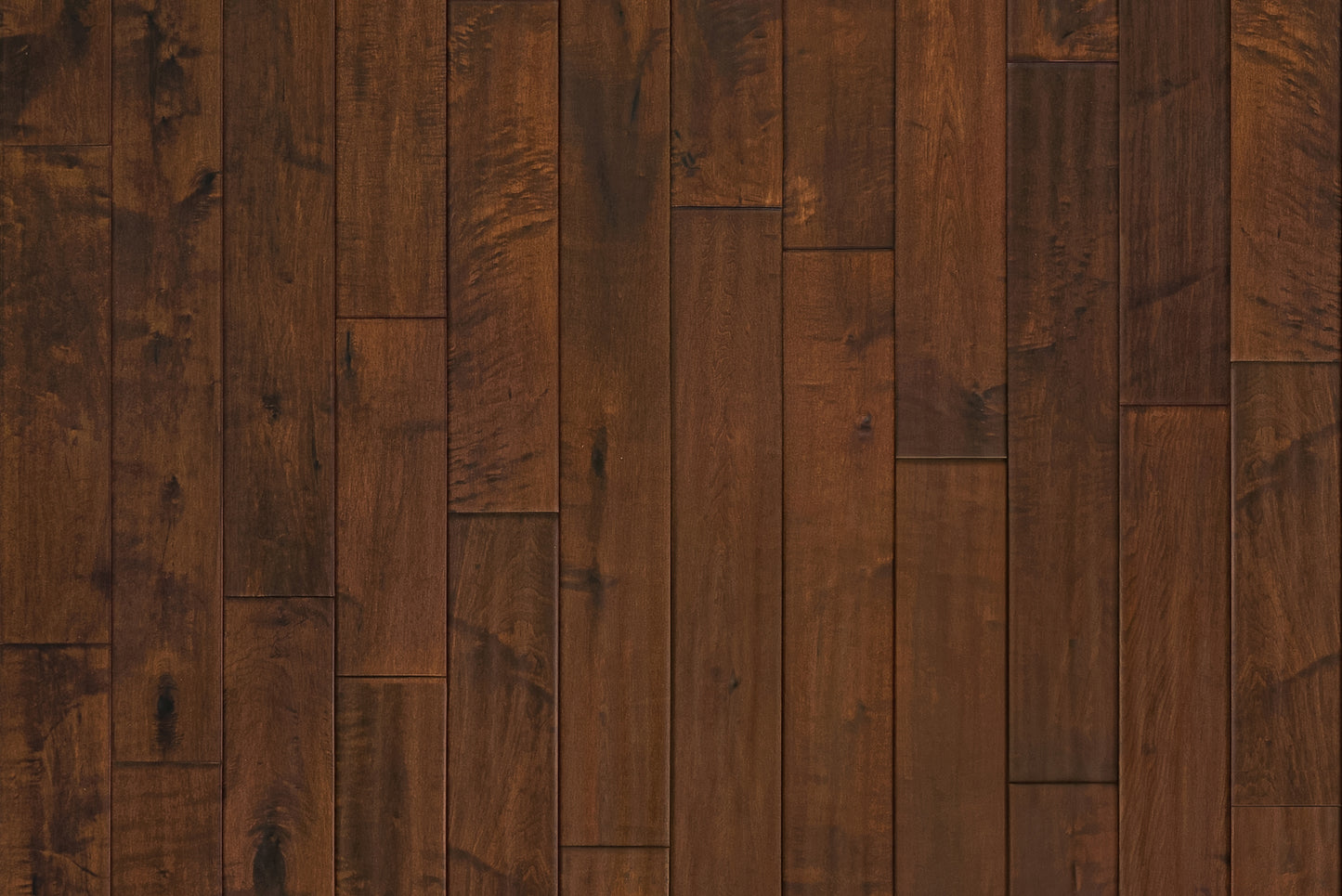 Engineered Hardwood Garrison Collection - Garrison II Distressed - Maple Espresso - Distressed