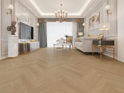 SPC Flooring Garrison Collection - SPC Summit Sky - SPC High Sierra (Herringbone)